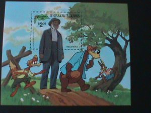 ​TURKS & CAICOS ISLANDS-1981-CHRISTMAS'81-UNCLE REMUS  -MNH-S/S VF-LAST ONE