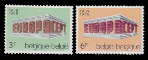 Belgium 718 - 719 MNH