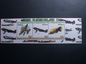 ​SOMALILAND-2011-CHASE PLAINS OF WW II -MNH SET #2  VERY FINE-VERY RARE