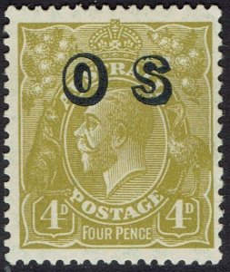 AUSTRALIA 1932 KGV OS 4D