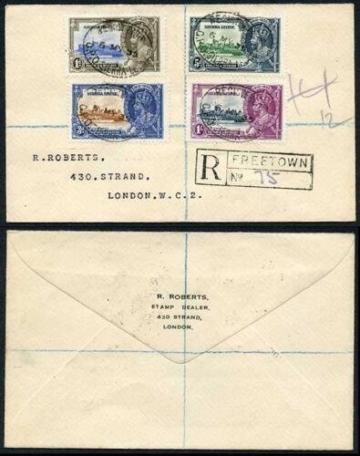 Sierra Leone SG181/4 1935 Silver Jubilee FIRST DAY COVER 