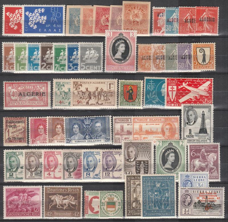 Worldwide  Lot-   Unused  (A16731)