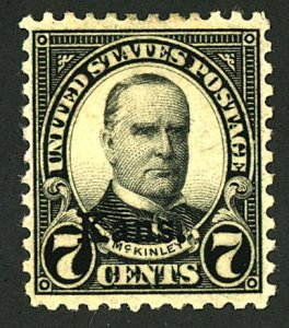 U.S. #665 MINT OG HR