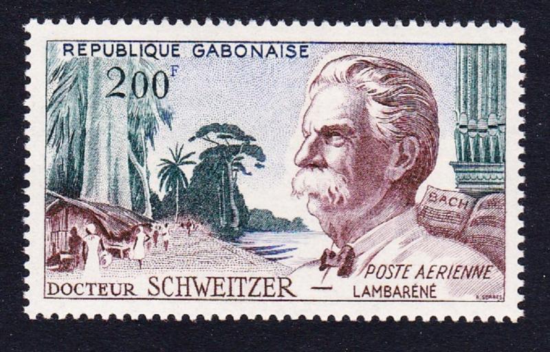 Gabon Dr. Albert Schweitzer 1v SG#164 SC#C1