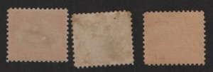 US Sc#C1-C3 M/NH/F-VF C2 partial gum, C3 gum skip, complete set, Cv. $360