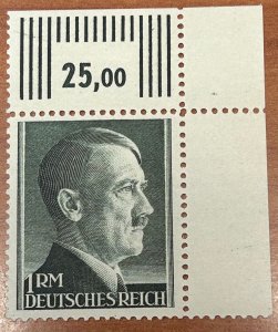 Germany  #  524  Mint NH with lathework and #25