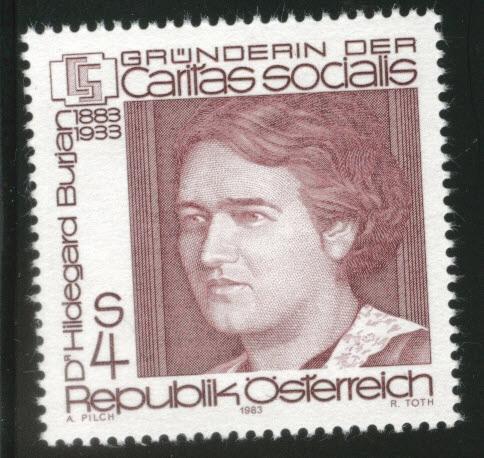 Austria Scott 1232 MNH** 1983 Caritas founder Burjan stamp