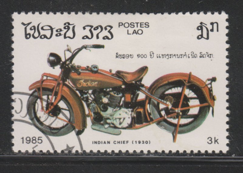 Laos 623 Motorcycle 1985