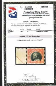 US SCOTT #523 MINT-XF-OG-NH GRADED 90 W/ PSE CERT SMQ $1,750 (5/10/23 GP) 