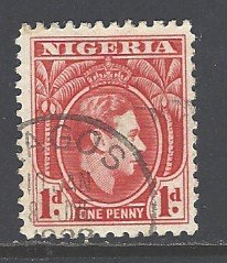 Nigeria Sc # 54 used (RS)