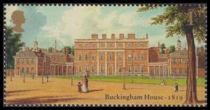 GB 3592 Buckingham Palace House 1819 1st single (1 stamp) MNH 2014