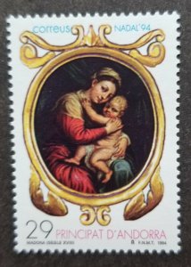 *FREE SHIP Andorra Christmas 1994 Religious (stamp) MNH