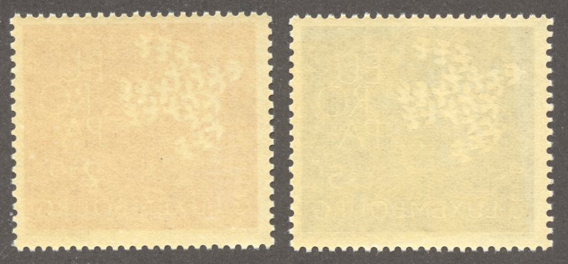 Luxembourg Scott 382-83 MNHOG - 1961 EUROPA Issue