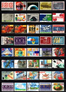 Netherlands ~  40 Different Stamps ~ Used, MX