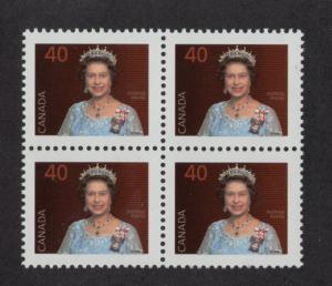 CANADA Sc# 1168 MNH FVF 4-Block Queen Elizabeth II QEII