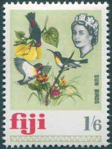 Fiji 1968 1s 6d Orange-breasted Honeyeaters SG380 unused