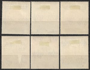 COLLECTION LOT OF 6 TRIPOLITANIA AIR MAIL MH 1934 STAMPS 2 SCAN