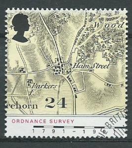 GB  QEII  SG 1578 Ordnance Survey  VFU Bureau Cancel