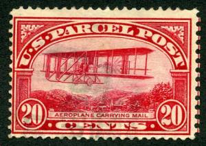 Q8 Used Parcel Post - Aeroplane Carrying Mail