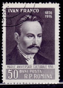 Romania, 1956, Personalities - Ivan Franco, 50b, used