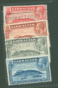 Gibraltar #96a/99a  Single (Complete Set)