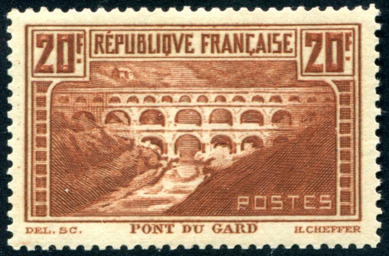 FRANCE 254A MINT NH. 20F High value. Hard to find Nice