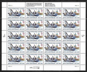 Scott #3001 - 32c U.S. Naval Academy, 150th Anniv. - ($6.40 Face) - F VF - MNH