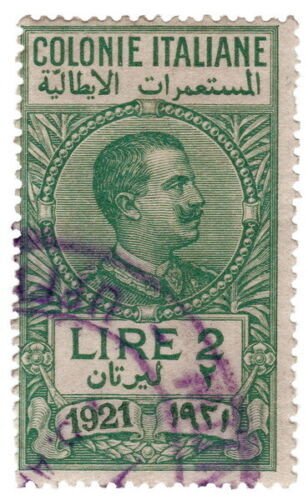 (I.B) Italy (Libya) Revenue : Duty Stamp 2L (1921) 