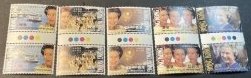 HONG KONG # 619-623--MINT/NEVER HINGED---COMPLETE SET OF GUTTER PAIRS---1992