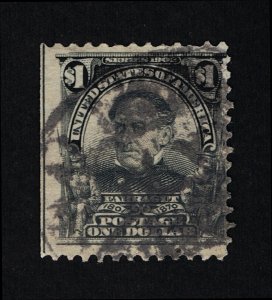 VERY AFFORDABLE GENUINE SCOTT #311 POSTALLY USED NYFM CANCEL $1 FARRAGUT