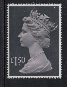 Great Britain Sc MH173 1986 £1.50  Machin Head stamp mint NH