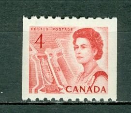 CANADA 1967 QE COIL STAMP #467 MNH...$1.00