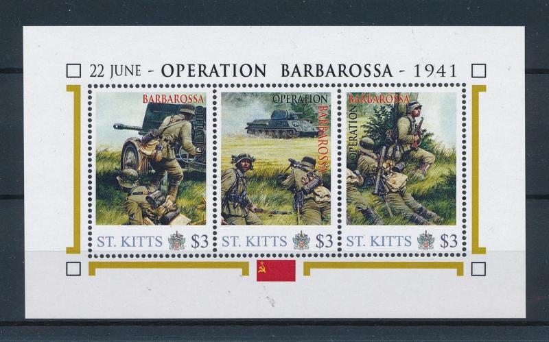 [81035] St. Kitts 2011 Second World war Operation Barbarossa Sheet MNH