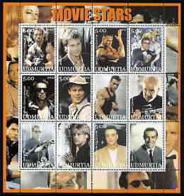 UDMURTIA - 2002 - Male Stars #1 - Perf 12v Sheet-Mint Never Hinged-Private Issue