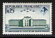 France #1136 Air Academy, 50th Anniversary 1965 NH