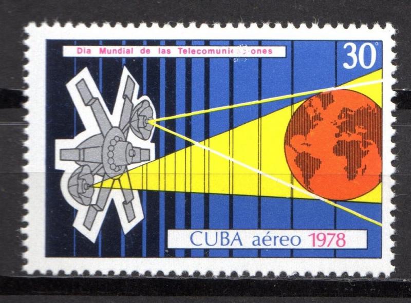 CUBA, yr.1978, WORLD TELECOMMUNICATION,  #C283, MNH