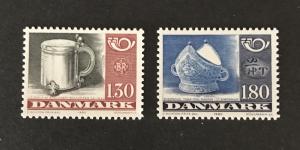 Denmark 1980 #670-71 MNH SCV $1.90