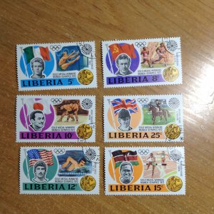 Liberia  # 616-21  used