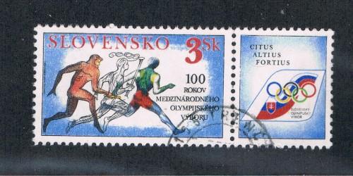 Slovakia #183 Used Intl Olympic Committee (S0176)