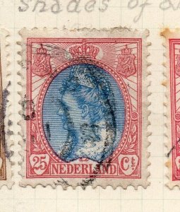 Netherlands 1898-1910 Early Issue Fine Used 25c. NW-158668