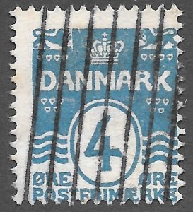 Denmark (1905) - Scott # 60a,    Used