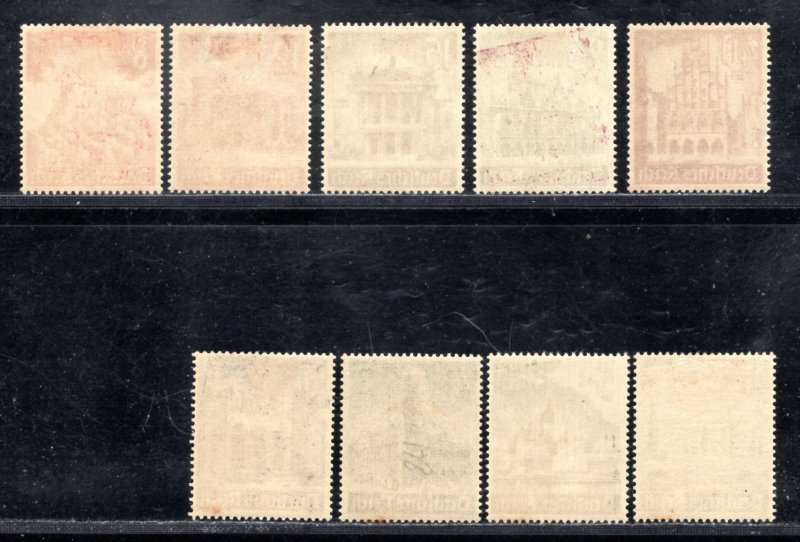 GERMANY SC# B177-85 VF/OG