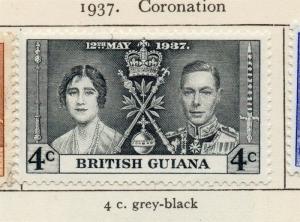 British Guiana 1937 Early Issue Fine Mint Hinged 4c. 205188