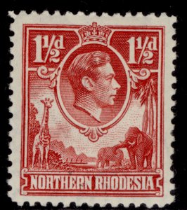 NORTHERN RHODESIA GVI SG29, 1½d carmine-red, M MINT. Cat £50.