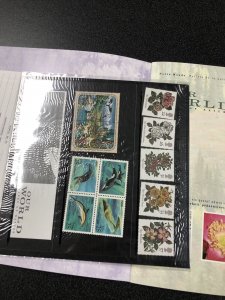 Our World 3 Images of Nature UK USA UN Canada Australia Sweden '91 Stamps