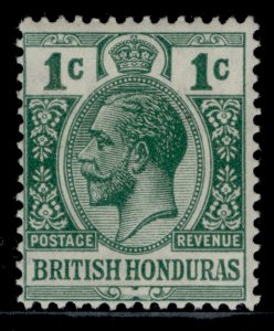 BRITISH HONDURAS GV SG101a, 1c yellow-green, M MINT. Cat £13.