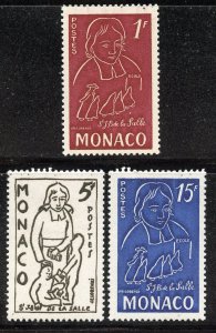 Monaco # 309-11, Mint Hinge Remain.