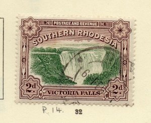 Southern Rhodesia 1930s Early Issue Fine Used 2d. NW-170468