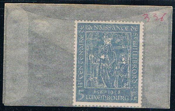 Luxembourg 336 Unused St Willibrord 1958 (L0308)