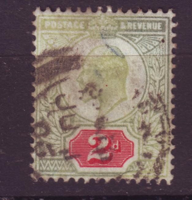 J19679 Jlstamps 1902-11 great britain used #130 king